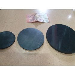 rond rubber plaatje diameter 15 cm 7 mm dik